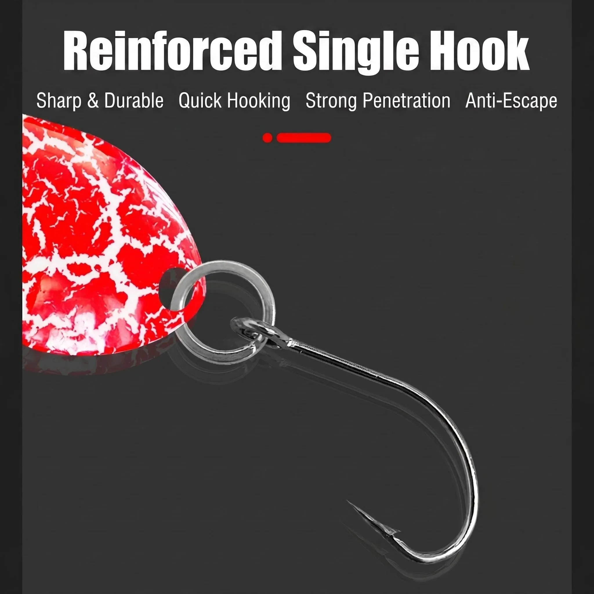 Lure Bait 1.5g 2.5g 3.5g 5g Spoon Shaped Makou Sequin Lure Trout Carp Tiny Fishing Stream Hard Bait Lure view 4