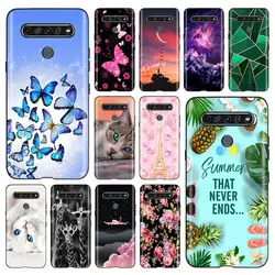 For LG K51S Case 2020 Cute Butterfly Printed Cover For LGK51S LM-K510 Soft Case For LG K41S LM-K410 Funda on LGK41S K 41S Bumper