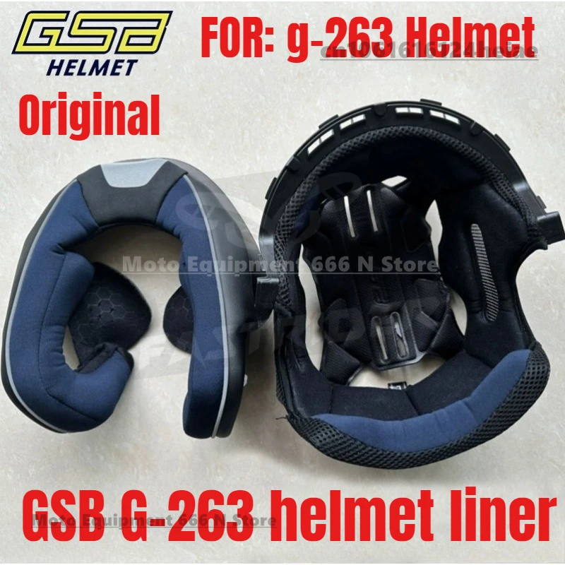 

Оригинальный вкладыш для шлема GSB G-263, хлопковая подкладка для шлема g263, сменные аксессуары для шлема