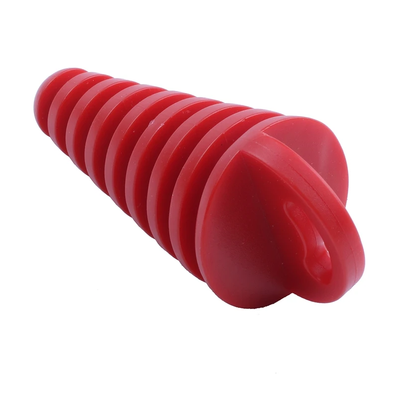 Muffler Pipe Exhaust Wash Plug for Motorcycle Dirt Bike ATV 2 4 Stroke, Red