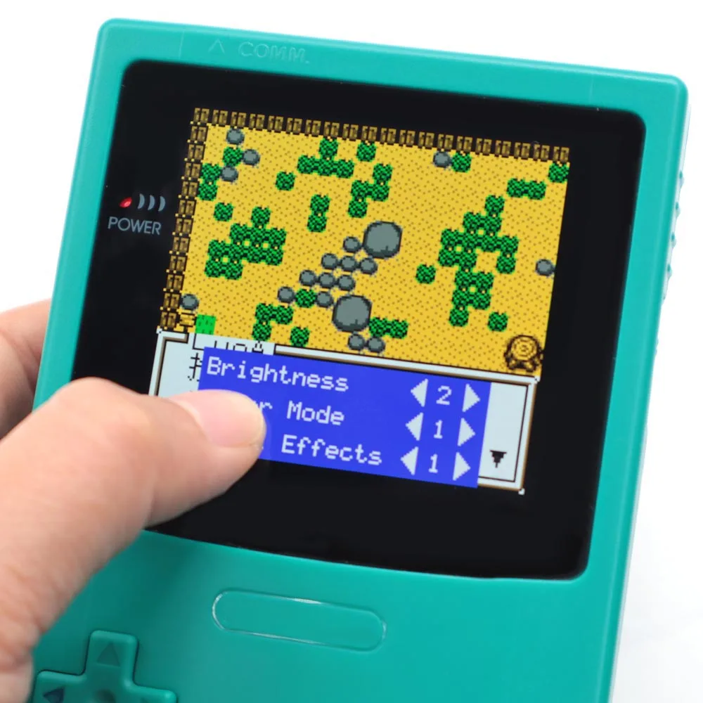 HISPEEDIDO Pre-Laminated for GBC OLED Screen For Gameboy Color high brightness AMOLED Touch Screen OSD Menu view 4