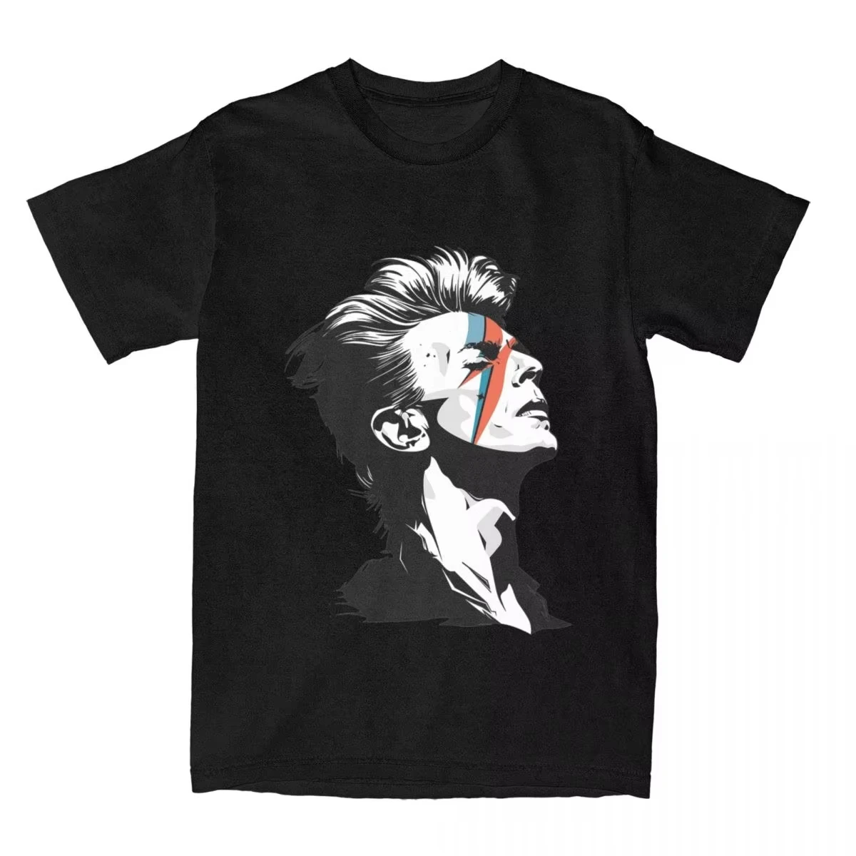 

Горячая распродажа: Женская футболка с принтом классического постера Дэвида Боуи, летняя, минималистичная, повседневная, фактурная, высококачественная, свободного кроя