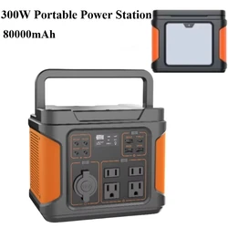 300W Portable Power Station 80000mAh solar generators Lifepo4 Battery Outdoor Emergency Mobile Power Bank For Home Use Camping