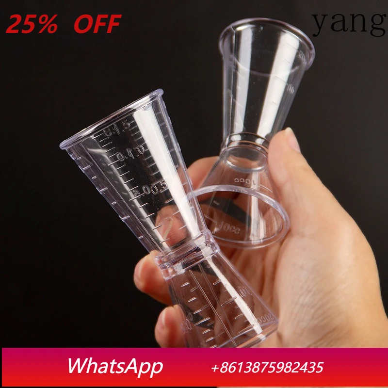 

LMM plastic transparent belt scale bar double head measuring glass tool