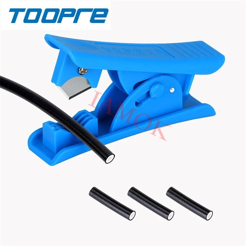 

TOOPRE Bike 22.9g Blue Cable Tube Cutter Engineering Plastic Iamok Bicycle Ultra Light Tubing Cutters