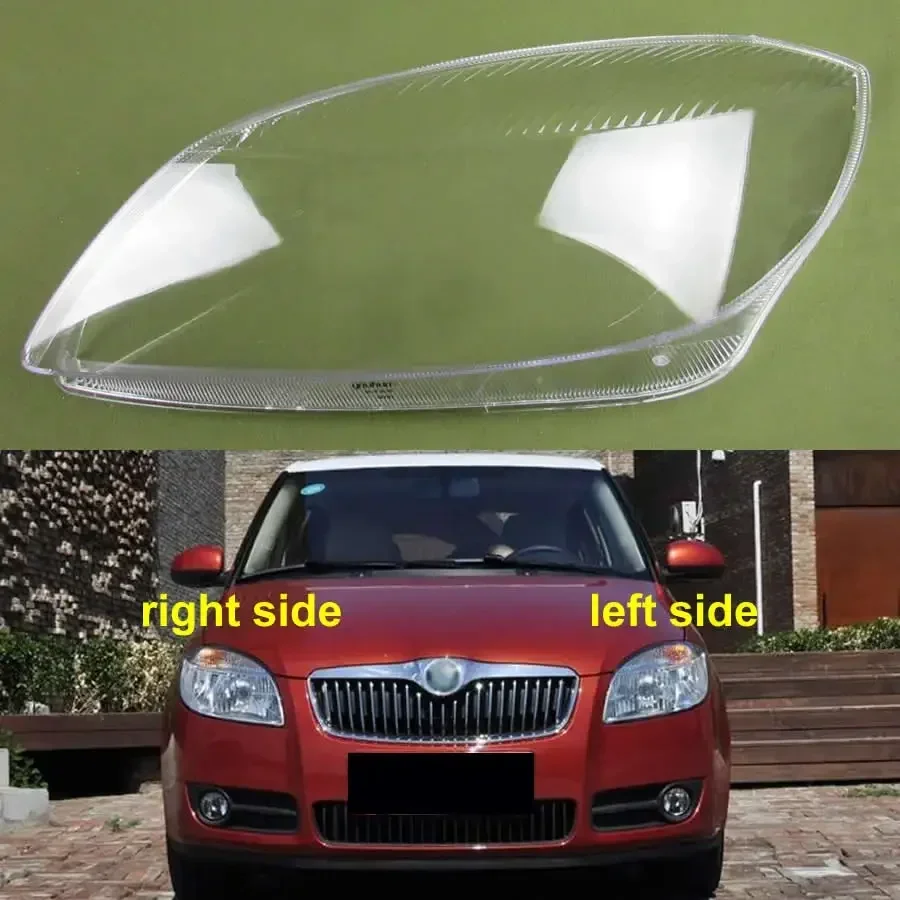 

For Skoda Fabia 2012 2013 2014 Front Headlight Cover Lampshade Case Headlamp Shell Lens Plexiglass Auto Replacement Parts