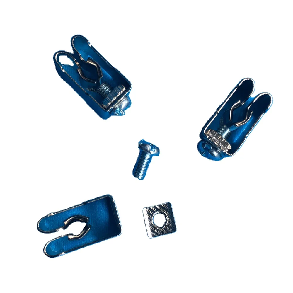 Customized PCB Screw Terminal Blocks Electrical Brass Stamping Terminal Block Connectors with Screw Assembly
