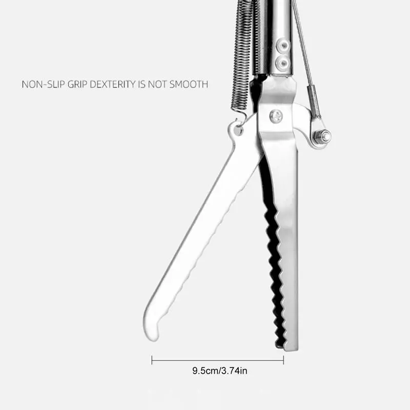 Narzędzie do łapania węża Składane szczypce do łapania węży ze stali nierdzewnej Szeroka szczęka Narzędzie do chwytania gadów Grube narzędzia do