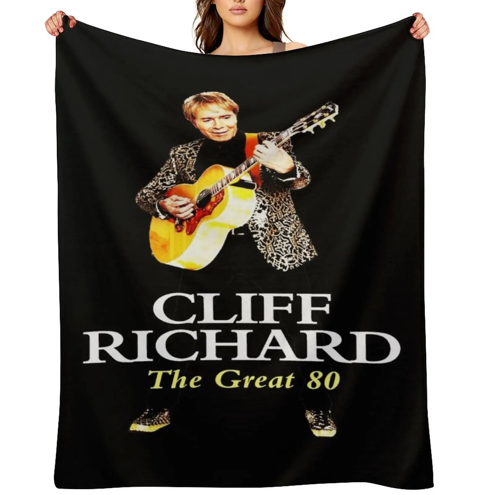 

Best Clear Design of American Legend Singer SongwriterActor Cliff Richard Throw Blanket blankets ands anime Thin Plush Blankets