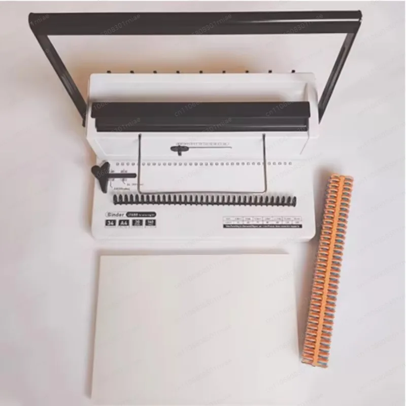 34-Hole Square Hole YO Double-Wire Iron Ring Binding Machine Wall Calendar Bidding Document Customization Office Use Hole Punch
