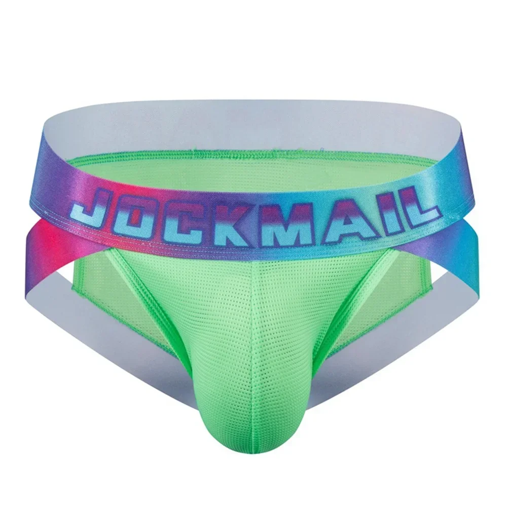 Quick Dry Breathable Men Underwear Briefs Fashion Multicolor Underpants Nylon Mesh Jockstrap Slip Panties Underwear Tanga Bikini