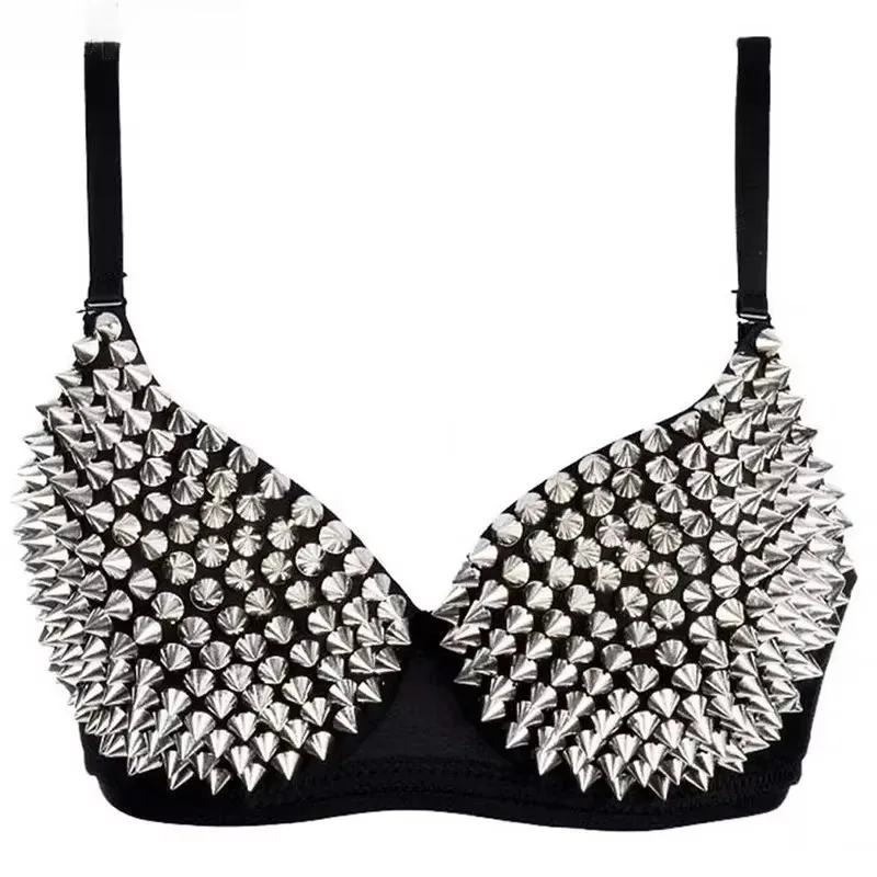 Newest Sexy Lingerie Sexy Women's Rhinestone Cover Bra Top Gold/Silver Plunge Wire Free Bralete Fashion Sequined Cover Top