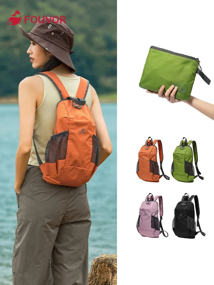 Fouvor Womens Casual Solid Shoulders Bag 2024 Waterproof Lightweight Backpack Fashion Outdoor Sports Female Schoolbags 3037-06