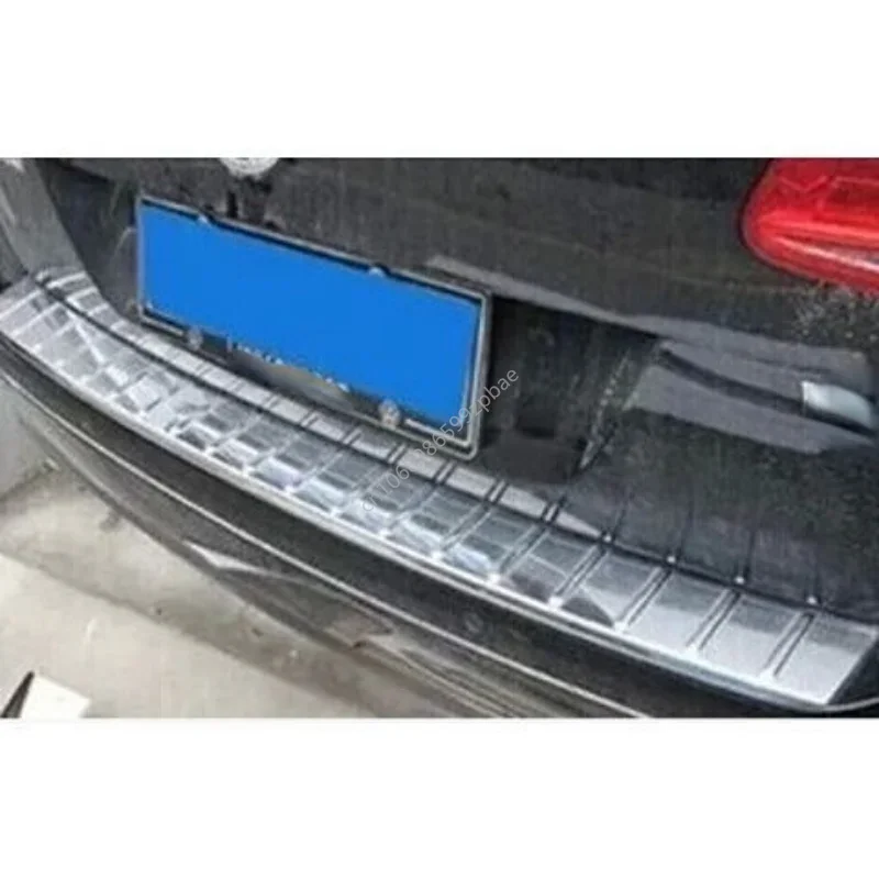 For VW/Volkswagen Touareg 2003-2018 Rear Sill ABS Original Rear Door Bumper Protector Sill Plate/ Trunk Tread Plate Trim