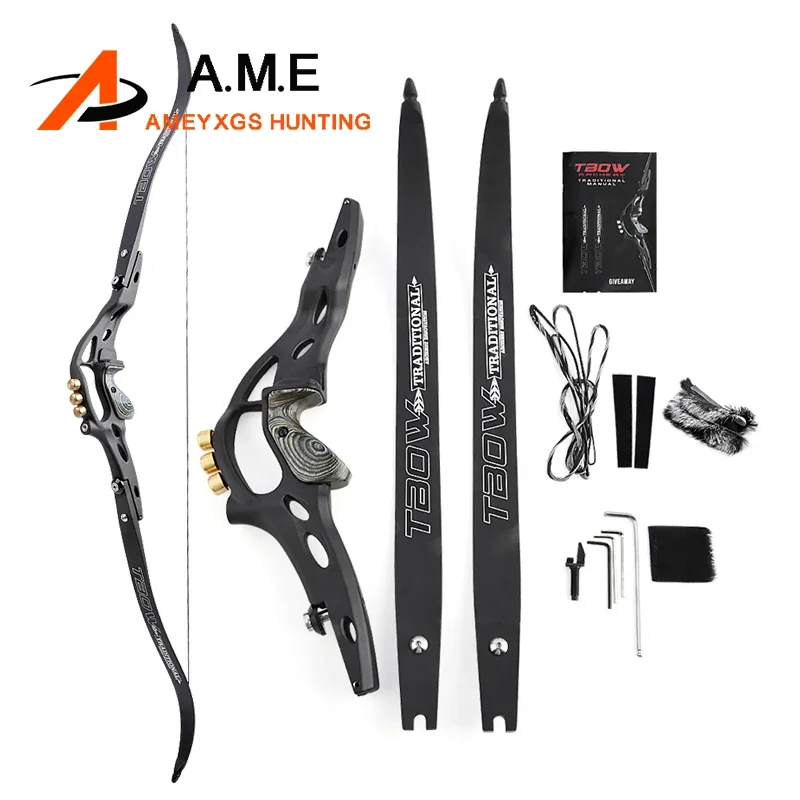 62inch ILF Archery Recurve Bow 30 35 40 45 50 55 60lbs Takedown Bow 19 Inch Bow Riser 4Color for Archer Shooting Hunting Bow