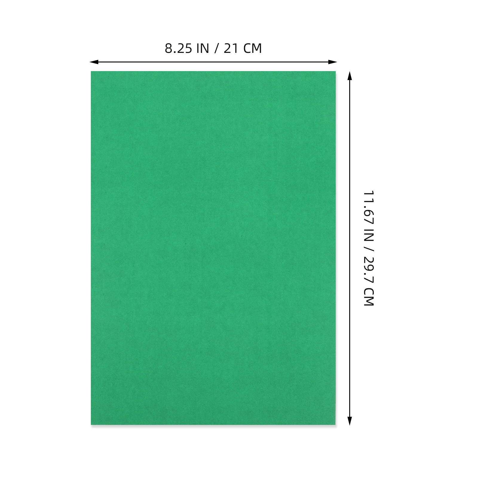 10pcs Green Cardstock Paper A4 Thick Craft Sheets For Diy Scrapbooking Card Making Birthday Holiday Decor School Projects
