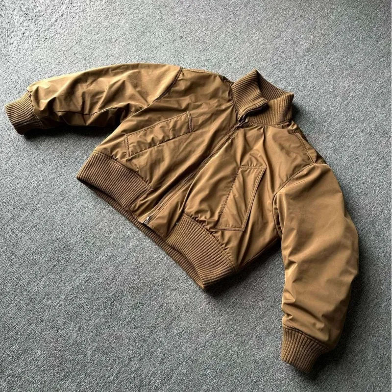 

YYAHAS корейская мода свободное короткое летное пальто зимняя новинка однотонная толстая теплая хлопковая куртка женская одежда