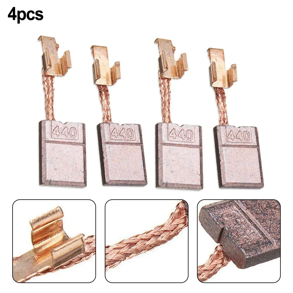 4 cepillos de carbón para Makita CB-440 CB-448 CB-436 195021 -6 194427 -5 194159 -4 Accesorios de repuesto para aspiradora