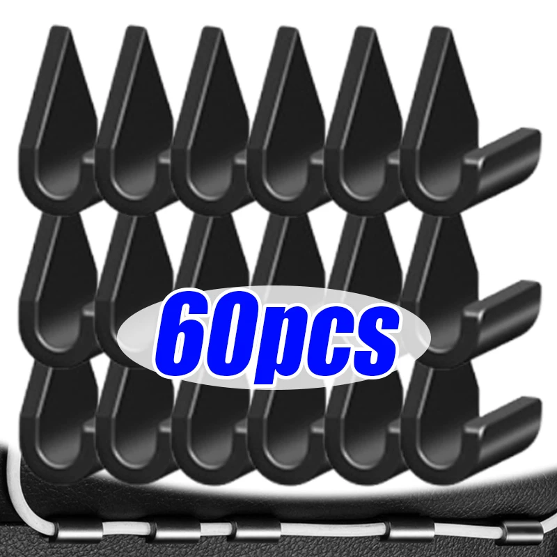 Storage Management Clip Cable Holder Car Navigation Car Charger Data Cable Fixing Clips Multi-function Fixed Wire Clip Fastener