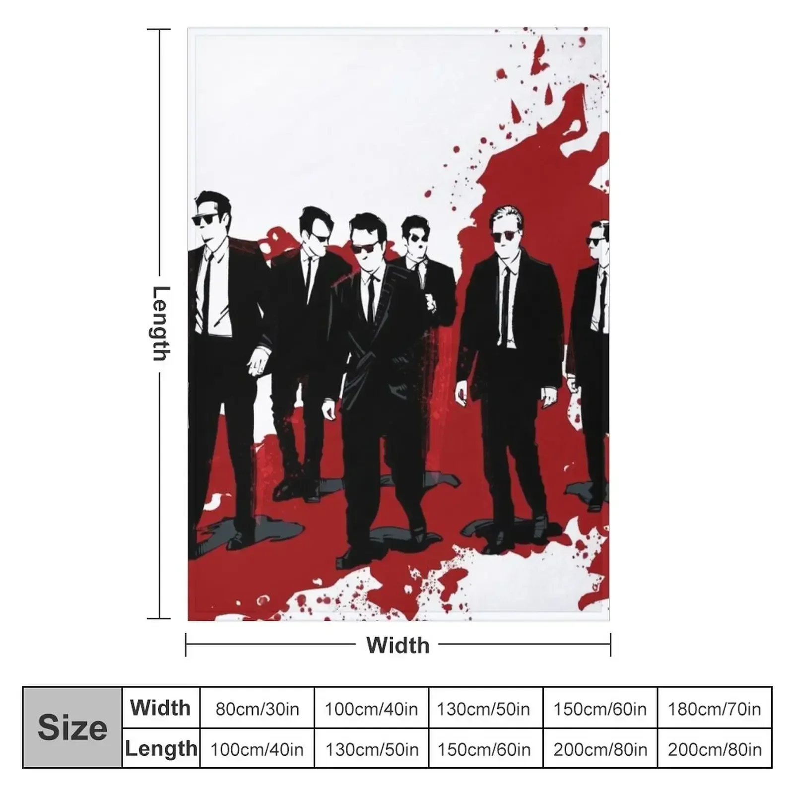 Reservoir Dogs Throw Blanket Sofas sofa bed manga Shaggy Bed covers warm winter Blankets