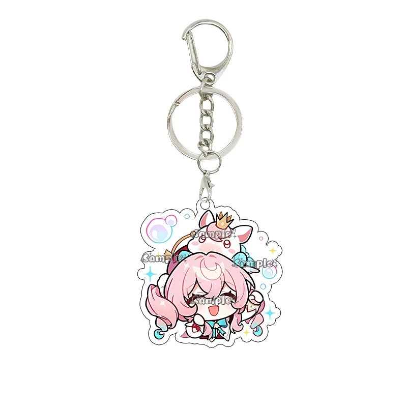 Acrylic Honkai: Star Rail Luka Hook Kafka Q Version Expression Keychain Pendant Cartoon Cute Peripheral Key Ring Ornaments Gifts view 6