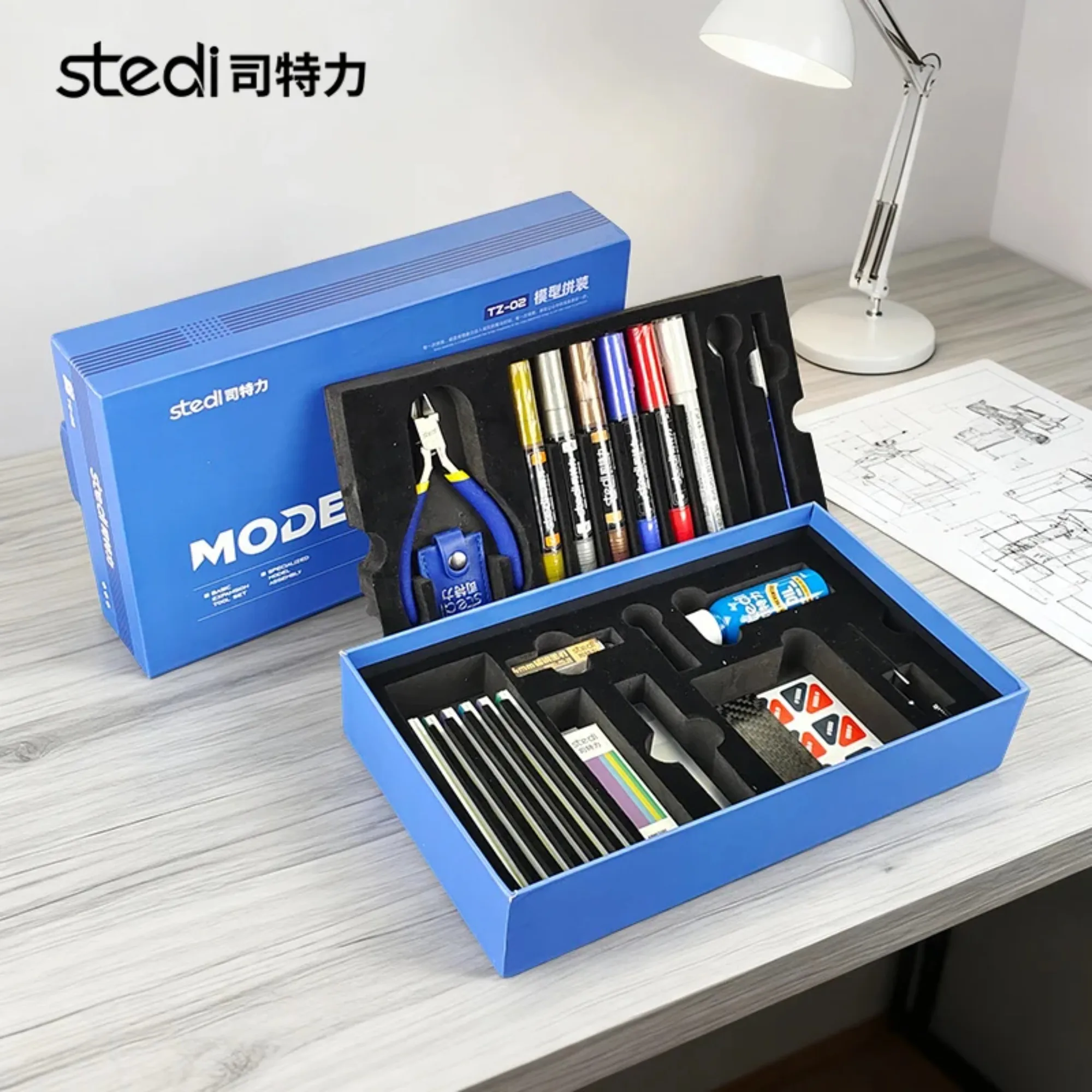 Stedi TZ-02 Model Beginner's Expansion Tool Set for Gunpla Mecha GK Model Sprue Cutting DIY Making Assembly Must-have Tool Set