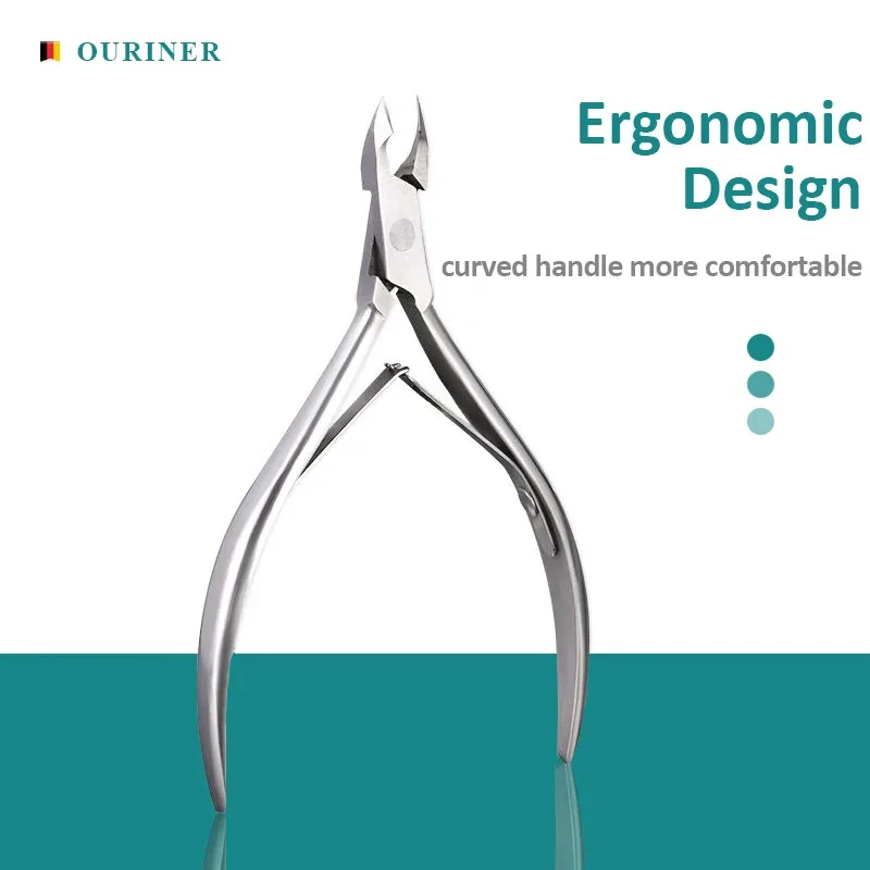 

1pcs Cuticle Nippers Nail Manicure Cuticle Scissors Clippers Trimmer Dead Skin Remover Pedicure Stainless Steel Cutters Tool