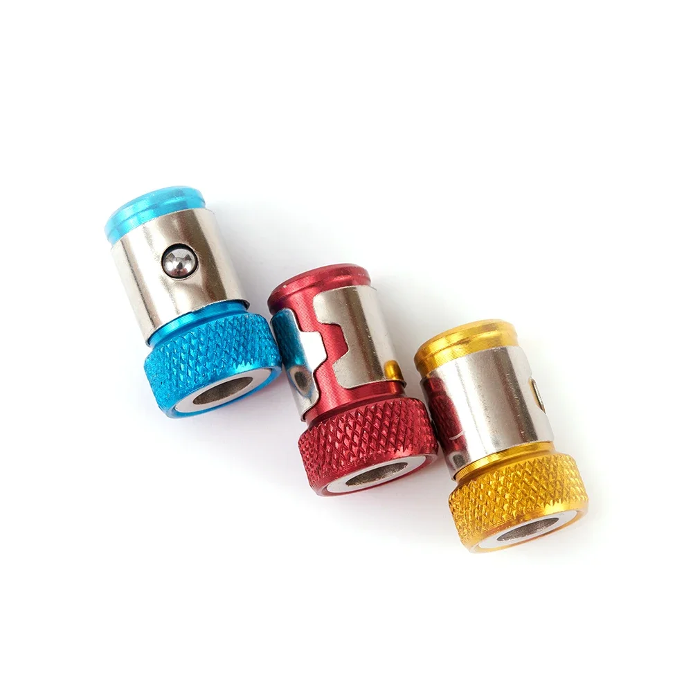 Imagem -03 - Hex Ímã Driver Cabeça de Broca Chave de Fenda Bits Magnetizador Forte Metal Universal Anel Magnético Acessórios da Ferramenta Elétrica Peças