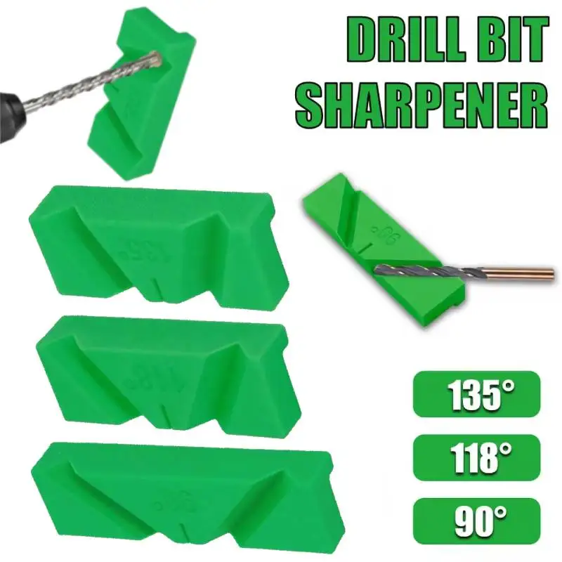 90°/118°/135° Drill Sharpener Grinding Tool Angle Grinder Auxiliary Tool Bench Grinder Drill Jig for DIY Sharpening Maintenance