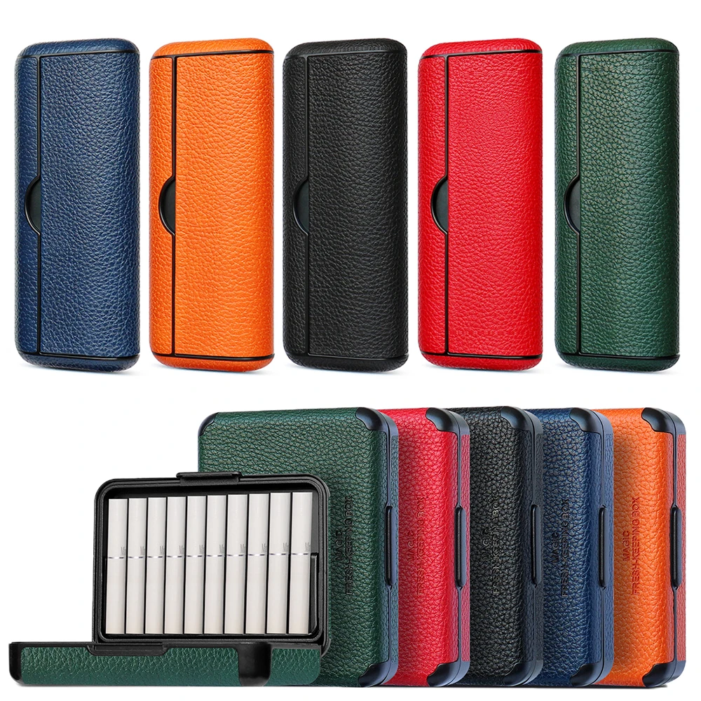 For IQOS ILUMA Prime Case Lichee E-cigarette Box Cover Bag Holder Pouch Protective for IQOS Accessories 5 Colors