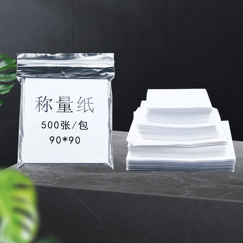 1000pcs 2 packs/lot Lab Use Square Smooth Sulphate Paper Weighing Paper 60/75/90/100/120/150mm/200mm