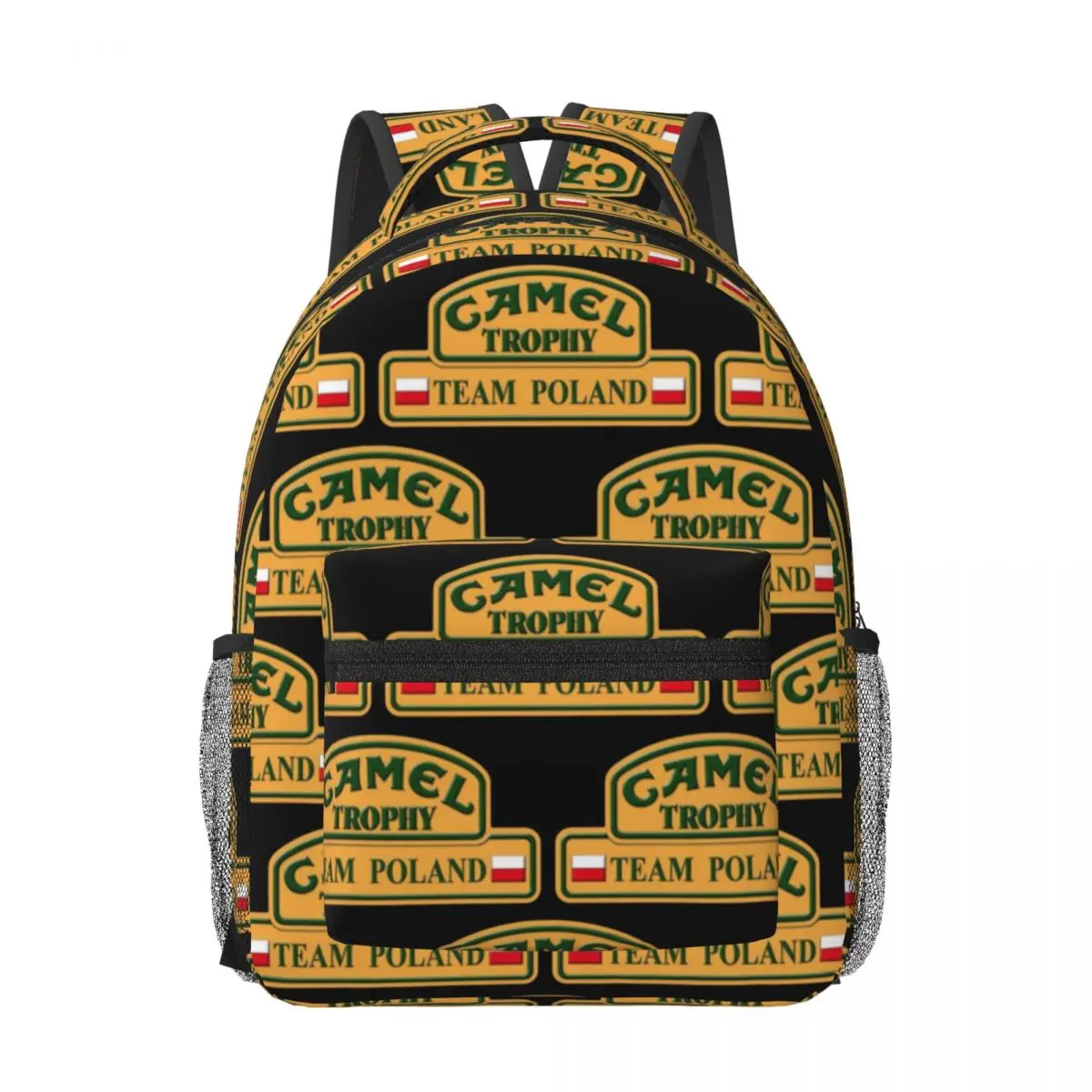 

Camel Trophy Woman Backpacks Boys Girls Bookbag Casual Students School Bags Portability Travel Rucksack Shoulder Bag