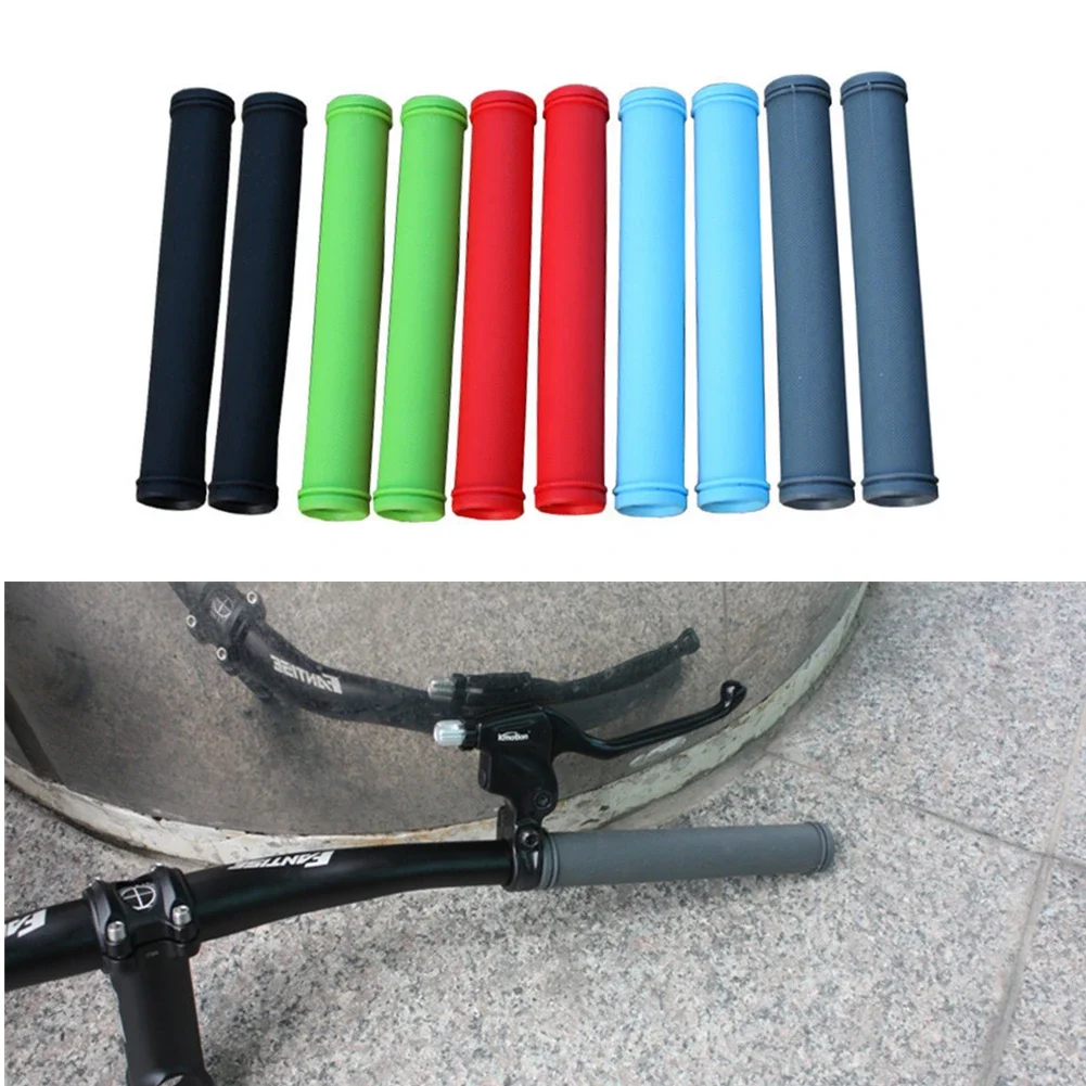 Ergonomically Designed Rubber Bicycle Grips for Fixie Bike Handlebar with Waterproof and Dustproof Design 170mm