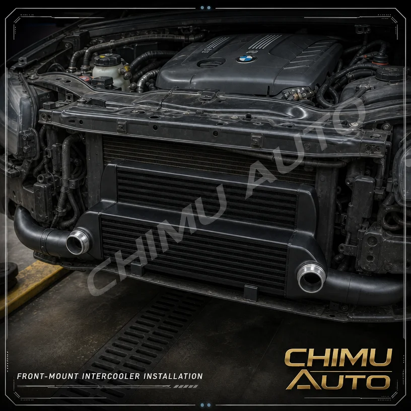【CHIMU AUTO】For BMW E60 E61 E63 E64 525d 530d 535d 635d Intercooler Upgrade Black
