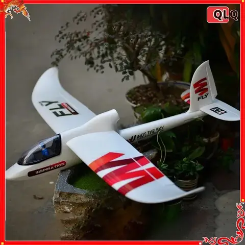 QLQ Remote Control Sky Surfer Glider Model 1480mm Wingspan EPO Foam Airplane Outdoor Practice Plane for Adults
