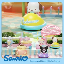 Sanrio Anime Action Figure Doll Kawaii Kuromi Melody Hello Kitty Cinnamoroll Pochacco Model Toys Car Decoration Accessories Gift