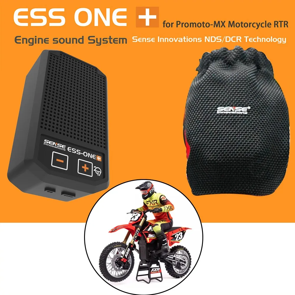 Ess-one+ Simulation Sound Group Engine Sound With Backpack For Losi 1:4 Promoto-mx Electric Remote Control Motorcycle Model Car