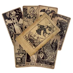 New Sketch Rider Tarot Cards Divination Deck English Versions Edition Oracle Board Playing Game For Party