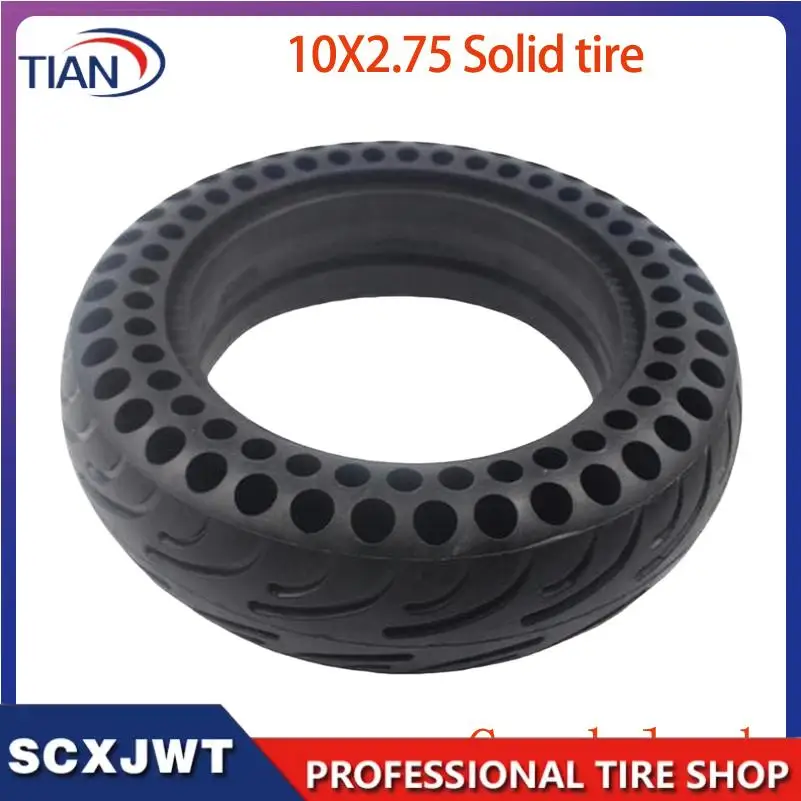 10 Inch Electric Scooter Tires Explosion-Proof Solid Tubeless Tyre Wear-Resistant Shock Absorber Tyre Anti-Skid for M365 PRO 2