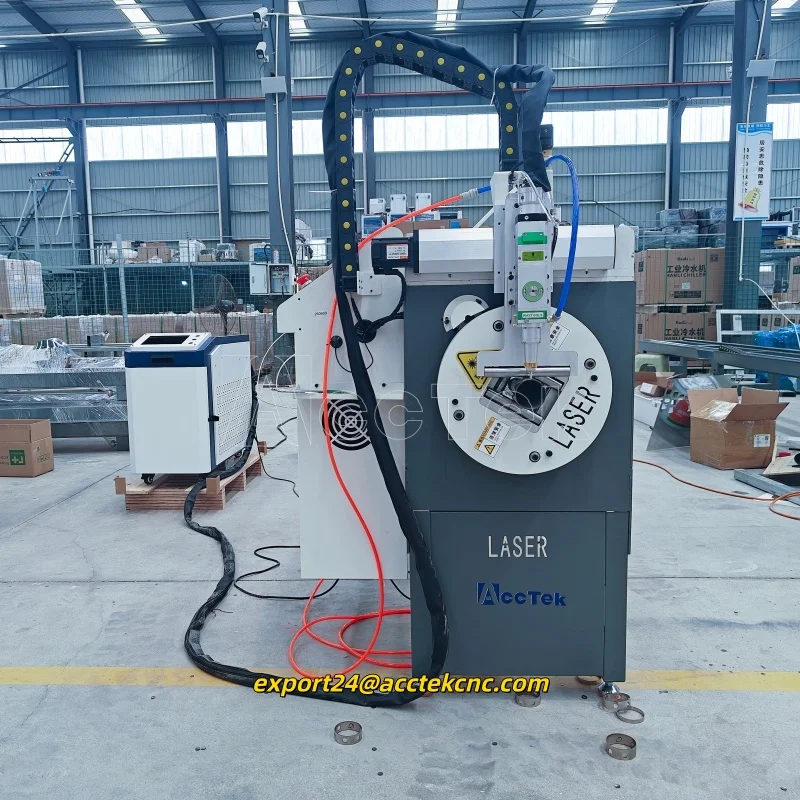 Economical Type CNC Fiber Laser Tube Cutting Machine Square Tube&Round Tube Cutting 1500w Laser Pipe Cutting Machine For Sale