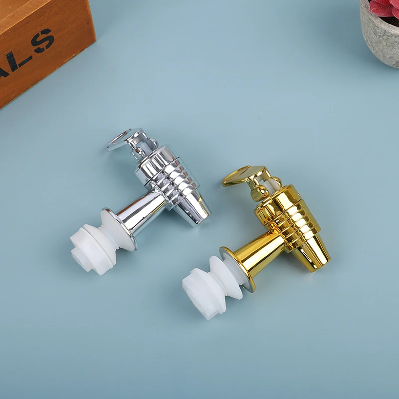 1Pc 17mm Wine Barrel Plastic Faucet Valve Switch Tap Wine Jar Juice Can Drink Bottle Faucet Jar Barrel Water Tank Faucet