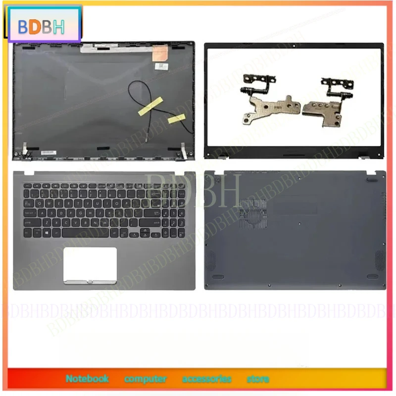 * New For X515 X515DA X515JP F515MA V5200J Laptop LCD Back Topcase Front Bezel Palmrest Upper Case Bottom Cover LCD Hinges