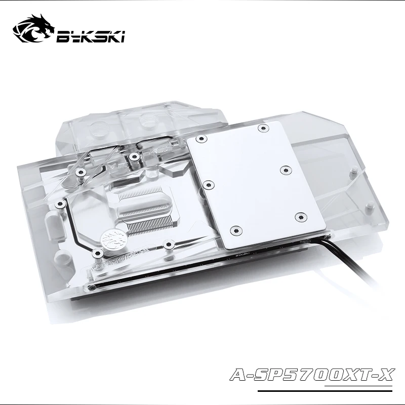 

Bykski A-DL5700XTDEVIL-X GPU Water Cooling Block for Powercolor 5700XT Red Devil