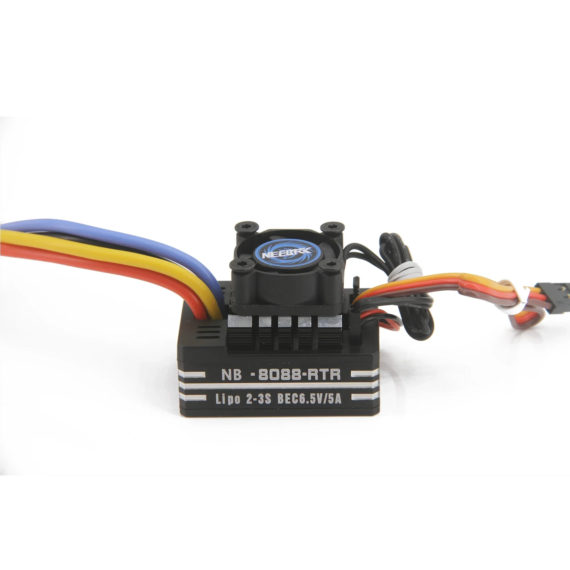 NEEBRC 60A 80A Waterproof Metal Brushed 2-3S ESC Cooling Fan for 540 550 Motor 1/10 1/12 RC Car Crawler Monster Off-road Truck