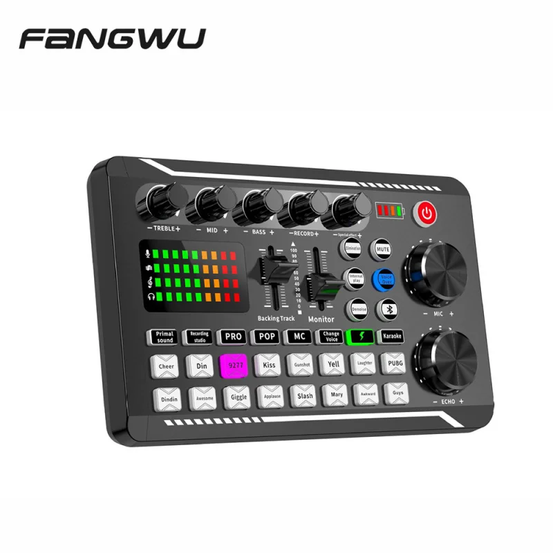 

Профессиональный портативный мобильный USB-аудиоинтерфейс F998, звуковая карта