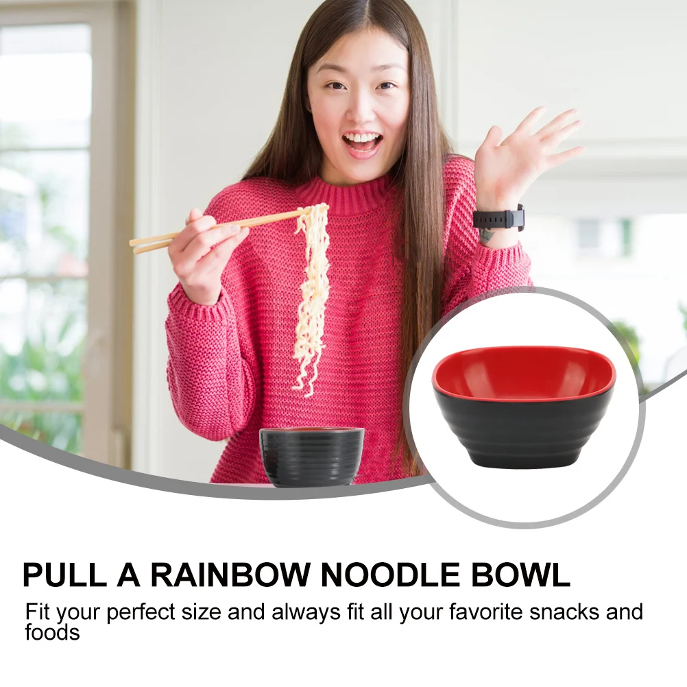 

4Pcs Melamine Square Soy Sauce Dishes Long-Lasting Small Dipping Bowls for Vinegar Mustard Chili Sauce Storage