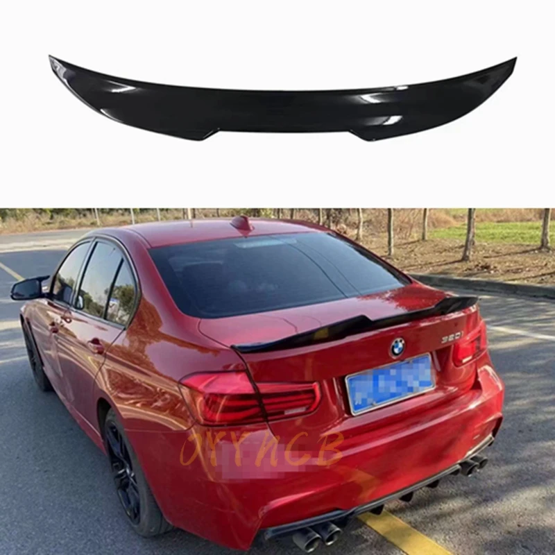 FOR BMW 3 Series F30 F35&M3 F80 Sedan PSM/P Style ABS Gloss Black Rear Spoiler Trunk Wing 2011-2019