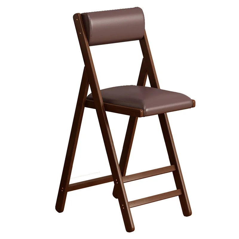 Folding chairs and stools, balcony bamboo models, portable household small tables and chairs, backrest chairs