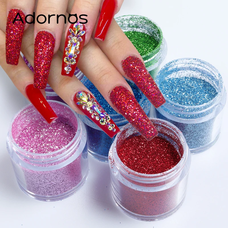 10ml pigmento cromato Glitter per unghie spruzza polvere 0.2mm paillettes sciolte unghie accessori per decorazioni artistiche Gel UV materiali per Manicure