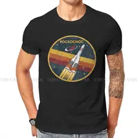 Roscosmos-camisetas con emblema Vintage para hombre, camisetas rusas de la URSS CCCP, camisetas Harajuku de algodón puro, cuello redondo, talla grande